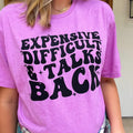Expensive Difficult Talks Back Soft - Adult & Kids T-Shirts, Sweatshirts & Hoodies apparel design preview 1
