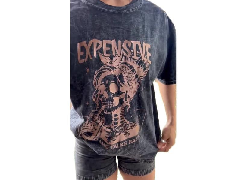 Expensive Difficult Talks Back Casual Coffee Lover - Adult & Kids T-Shirts, Sweatshirts & Hoodies apparel design preview 1
