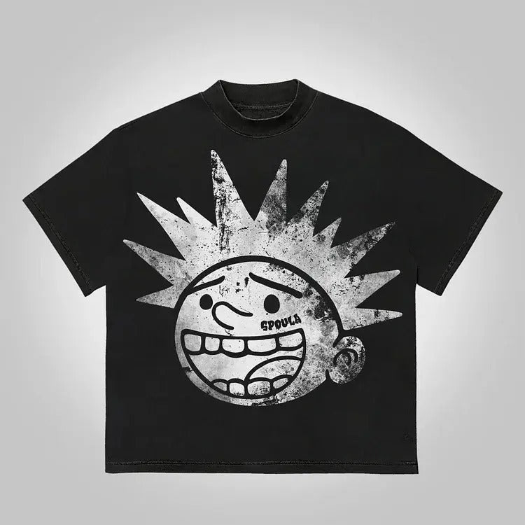 Explosive Mood Face Cartoon Graphics Cotton - Adult & Kids T-Shirts, Sweatshirts & Hoodies apparel design preview 1