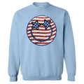 FAKE Glitter USA Happy Face - Adult & Kids T-Shirts, Sweatshirts & Hoodies apparel design preview 1