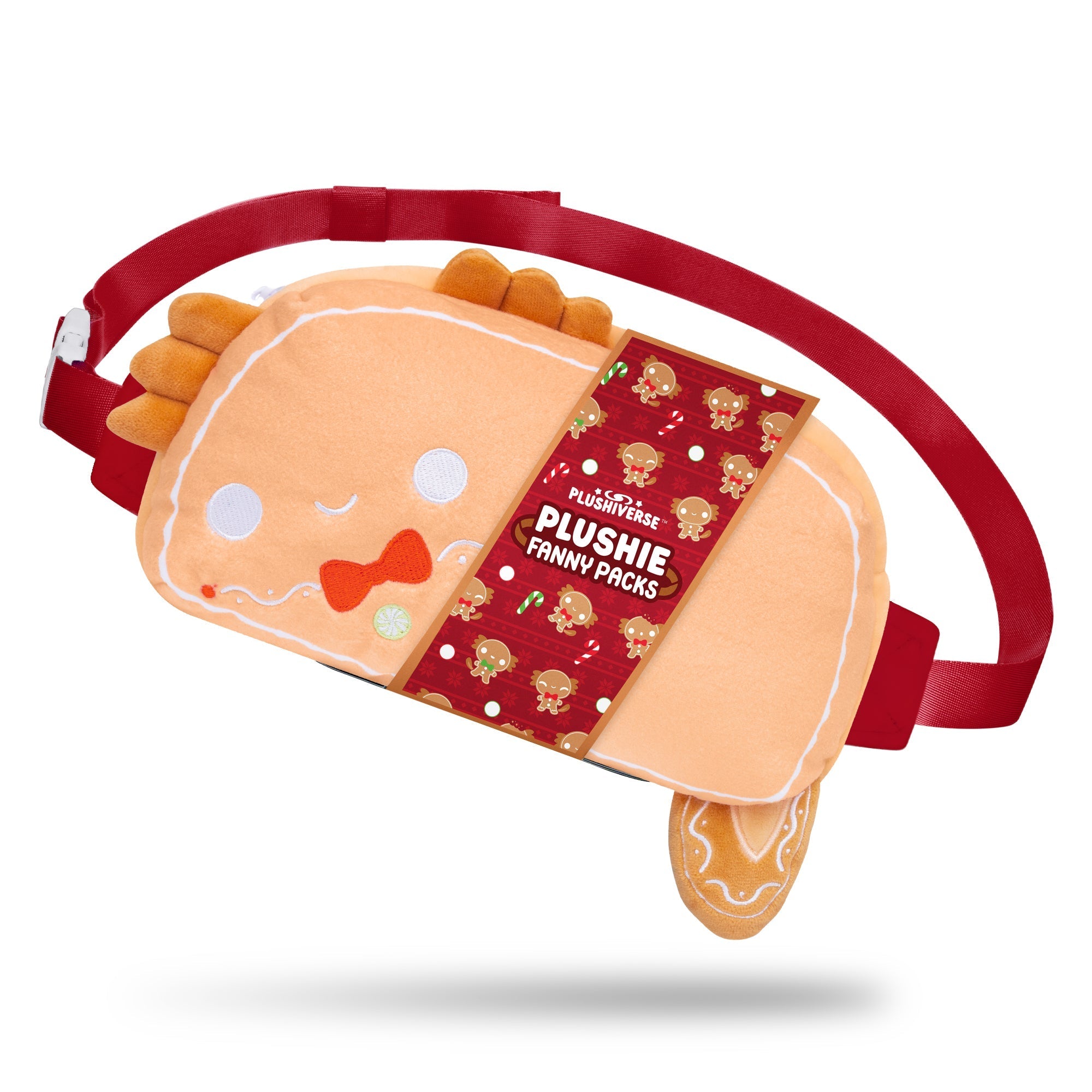 Ginger-lotl Plushie Fanny Pack - Adult & Kids T-Shirts, Sweatshirts & Hoodies apparel design preview 1
