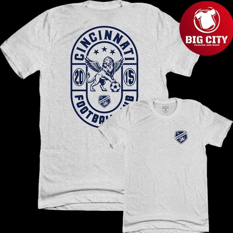 FC Cincinnati Oval Crest 2026 Two Sided - Adult & Kids T-Shirts, Sweatshirts & Hoodies apparel design preview 1