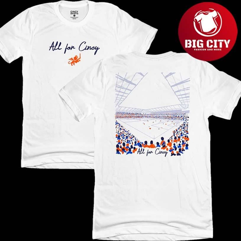 FCC All for Cincy Stadium 2026 Two Sided - Adult & Kids T-Shirts, Sweatshirts & Hoodies apparel design preview 1
