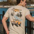FORD BRONCO Sand Classic Car - Adult & Kids T-Shirts, Sweatshirts & Hoodies apparel design preview 1