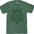 Faded Humvee Forest Green Heather - Adult & Kids T-Shirts, Sweatshirts & Hoodies apparel design preview 1