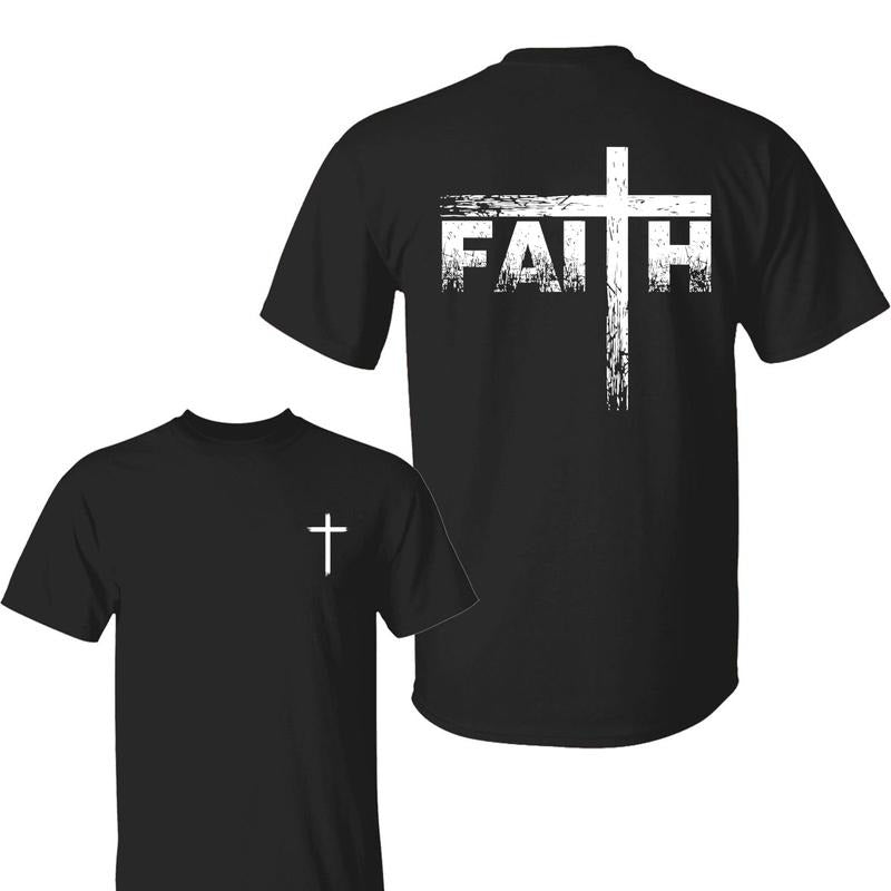 Faith 2 Sided Jessus Regular Fit Casual Short Sleeve - Adult & Kids T-Shirts, Sweatshirts & Hoodies apparel design preview 1