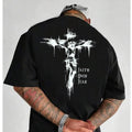 Faith Over Fear 1 Side Cotton Casual Street Crew Neck - Adult & Kids T-Shirts, Sweatshirts & Hoodies apparel design preview 1