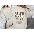 Faith Over Fear Christian Hoodiechristian - Adult & Kids T-Shirts, Sweatshirts & Hoodies apparel design preview 1
