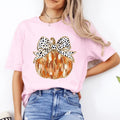 Fall Coquette Glitter Pumpkin Casual Softstyle Cute - Adult & Kids T-Shirts, Sweatshirts & Hoodies apparel design preview 1