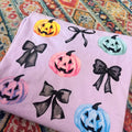 Fall Coquette Pumpkin Bow Comfort Colors - Adult & Kids T-Shirts, Sweatshirts & Hoodies apparel design preview 1