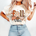 Fall Boho Floral Mama Autumn Pumpkin Retro Doodle - Adult & Kids T-Shirts, Sweatshirts & Hoodies apparel design preview 1