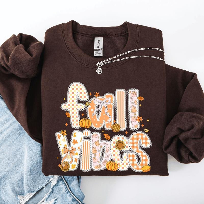 Fall Patterns Halloween Pumpkin Autumn - Adult & Kids T-Shirts, Sweatshirts & Hoodies apparel design preview 1