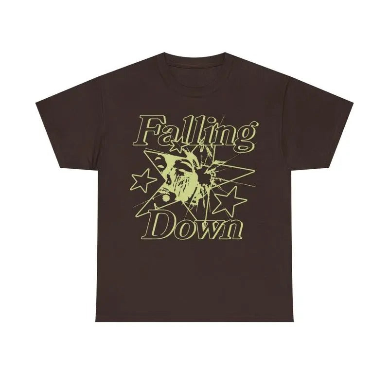 Falling Down Rockstar Y2k 90s Hip Hop Heavy Cotton - Adult & Kids T-Shirts, Sweatshirts & Hoodies apparel design preview 1