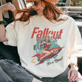 Fallout Retro Nuka Cola Bottle Cap Vintage Ad Back - Adult & Kids T-Shirts, Sweatshirts & Hoodies apparel design preview 1