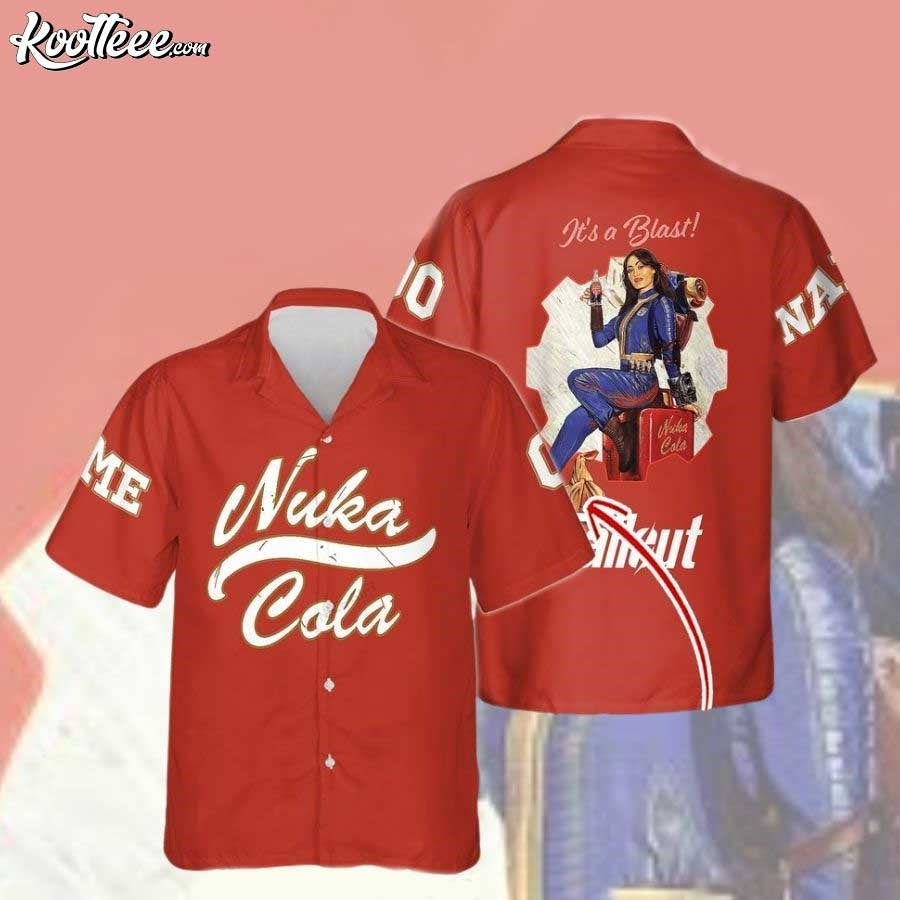 Fallout It's A Blast Nuka Cola Custom Hawaiian - Adult & Kids T-Shirts, Sweatshirts & Hoodies apparel design preview 1