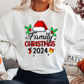 Family 2024 Happy Xmas Matching Party - Adult & Kids T-Shirts, Sweatshirts & Hoodies apparel design preview 1