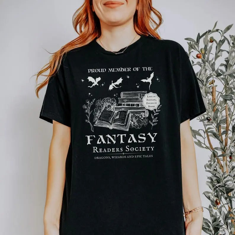 Fantasy Reader Booktoker Bookish Bookstagramer - Adult & Kids T-Shirts, Sweatshirts & Hoodies apparel design preview 1