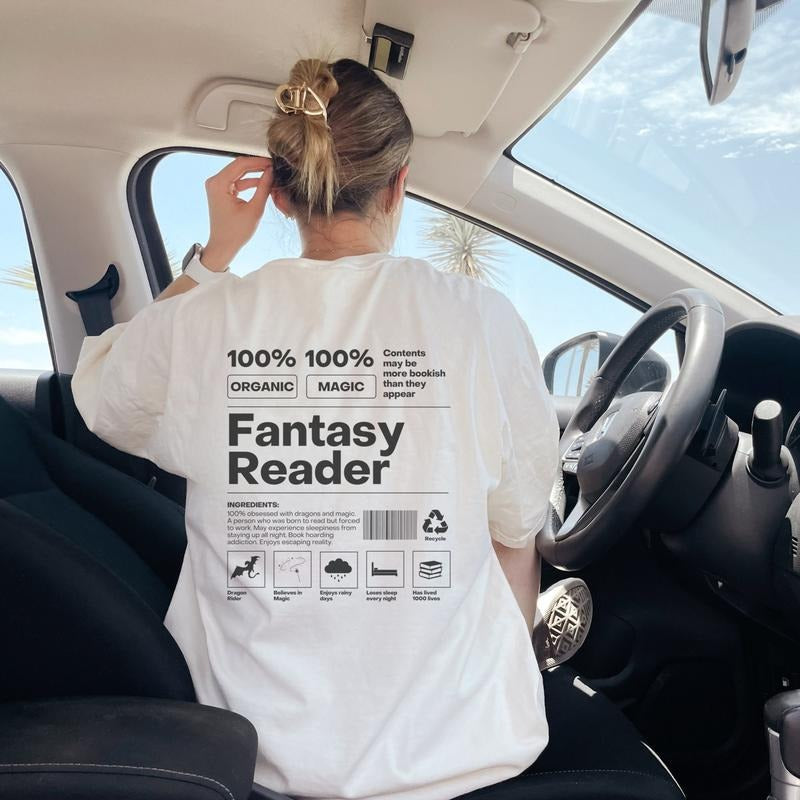 Fantasy Reader Cool Book Bookish Lover Born Read - Adult & Kids T-Shirts, Sweatshirts & Hoodies apparel design preview 1