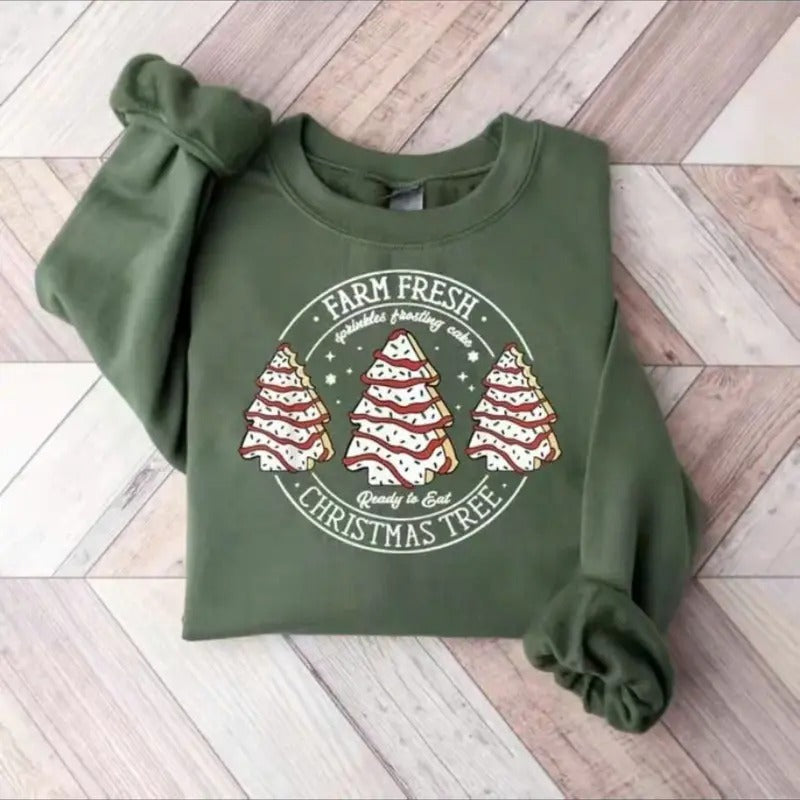 Farm Fresh Tree Cakes Cake Classic Cotton - Adult & Kids T-Shirts, Sweatshirts & Hoodies apparel design preview 1