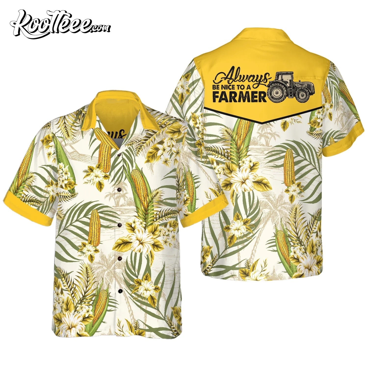 Farmer Corn Hawaiian - Adult & Kids T-Shirts, Sweatshirts & Hoodies apparel design preview 1