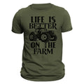 Farming Tractor Life Is Better Farm Casual Classic - Adult & Kids T-Shirts, Sweatshirts & Hoodies apparel design preview 1