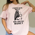 Farted Crow Funny I My Wallet Now Have Gas Money Meme - Adult & Kids T-Shirts, Sweatshirts & Hoodies apparel design preview 1
