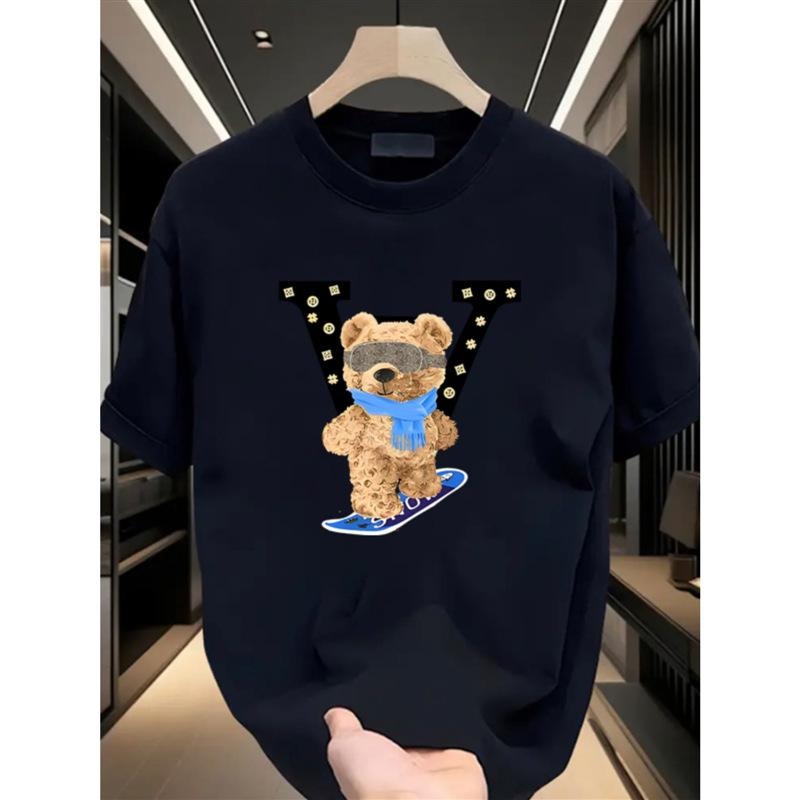 Brand Cotton Short Sleeved Ins Printed All Matching - Adult & Kids T-Shirts, Sweatshirts & Hoodies apparel design preview 1