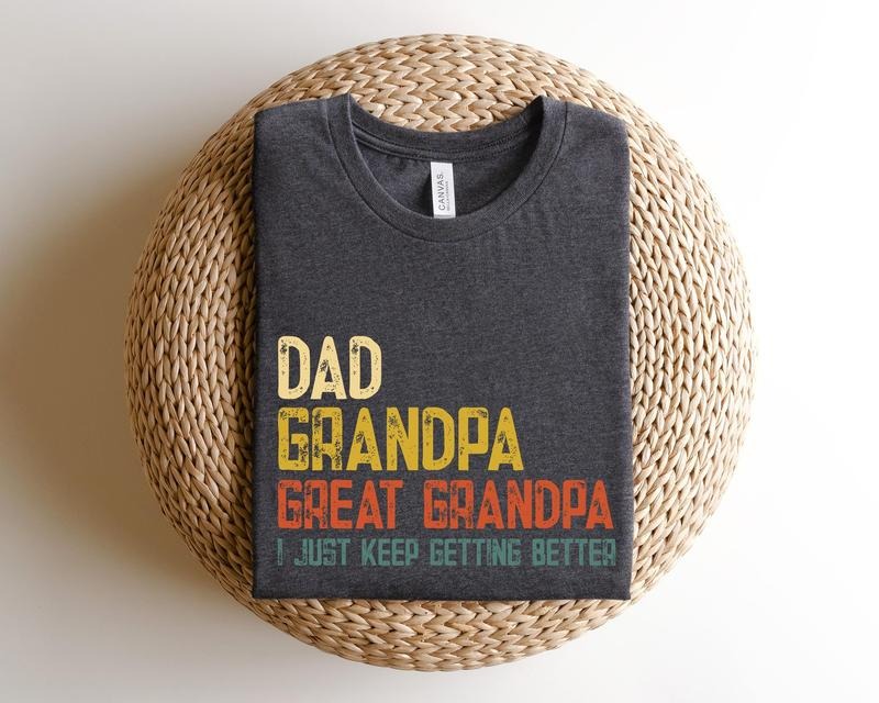 Dad Grandpa Great New Shirtdad Shirtdaddy - Adult & Kids T-Shirts, Sweatshirts & Hoodies apparel design preview 1
