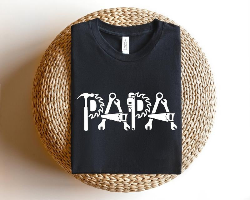 Funny Papa Fixer Things Shirtpapa Tools Can Fix Tool - Adult & Kids T-Shirts, Sweatshirts & Hoodies apparel design preview 1