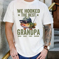 We Hooked Best Grandpa Funny Fishing Life Fisherman - Adult & Kids T-Shirts, Sweatshirts & Hoodies apparel design preview 1