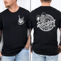 Fatherhood Front Back Surviving One Beer Time Funny - Adult & Kids T-Shirts, Sweatshirts & Hoodies apparel design preview 1