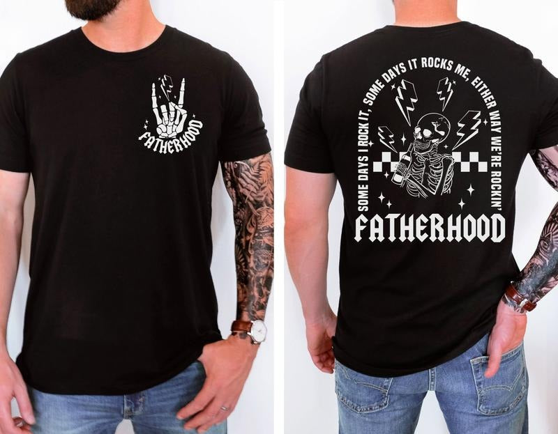 Fatherhood Sometimes I Rock Rocks Me Dad Rocker Funny - Adult & Kids T-Shirts, Sweatshirts & Hoodies apparel design preview 1