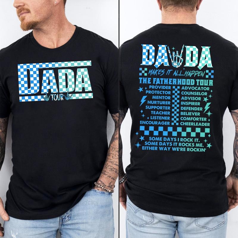 Fatherhood Tour Sometimes I Rock Rocks Me Dad Funny - Adult & Kids T-Shirts, Sweatshirts & Hoodies apparel design preview 1