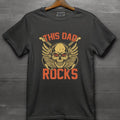 This Dad Cool Rocks Skull Skeleton Designed - Adult & Kids T-Shirts, Sweatshirts & Hoodies apparel design preview 1
