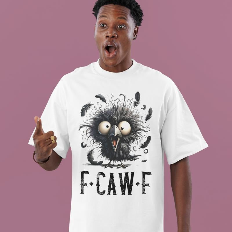 Fcawf Crow Funny Halloween - Adult & Kids T-Shirts, Sweatshirts & Hoodies apparel design preview 1