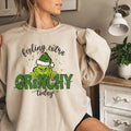 Feeling Extra Grinchy Today Funny Merry Grinchmas - Adult & Kids T-Shirts, Sweatshirts & Hoodies apparel design preview 1