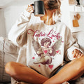 Feeling Lucky Cupid Valentines Funny Vday - Adult & Kids T-Shirts, Sweatshirts & Hoodies apparel design preview 1
