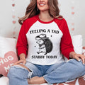 Feeling Tad Stabby Today Raccoon Sarcastic Funny - Adult & Kids T-Shirts, Sweatshirts & Hoodies apparel design preview 1