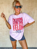 Felon 2024 Top - Adult & Kids T-Shirts, Sweatshirts & Hoodies apparel design preview 1