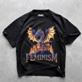 Feminism Dragon Fantasy Vintage Retro Funny Dark Art - Adult & Kids T-Shirts, Sweatshirts & Hoodies apparel design preview 1