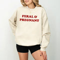 Feral Pregnant Racoon Pregnancy Humor Leave Me Alone - Adult & Kids T-Shirts, Sweatshirts & Hoodies apparel design preview 1