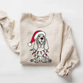 Festive Basset Hound Xmas Dog Lover - Adult & Kids T-Shirts, Sweatshirts & Hoodies apparel design preview 1