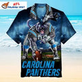 Fierce Panther Football Carolina Panthers Aloha Fan - Adult & Kids T-Shirts, Sweatshirts & Hoodies apparel design preview 1