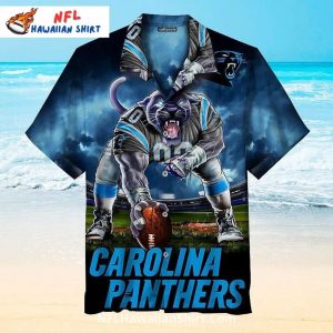 Fierce Panther Football Carolina Panthers Aloha Fan - Adult & Kids T-Shirts, Sweatshirts & Hoodies apparel design preview 1