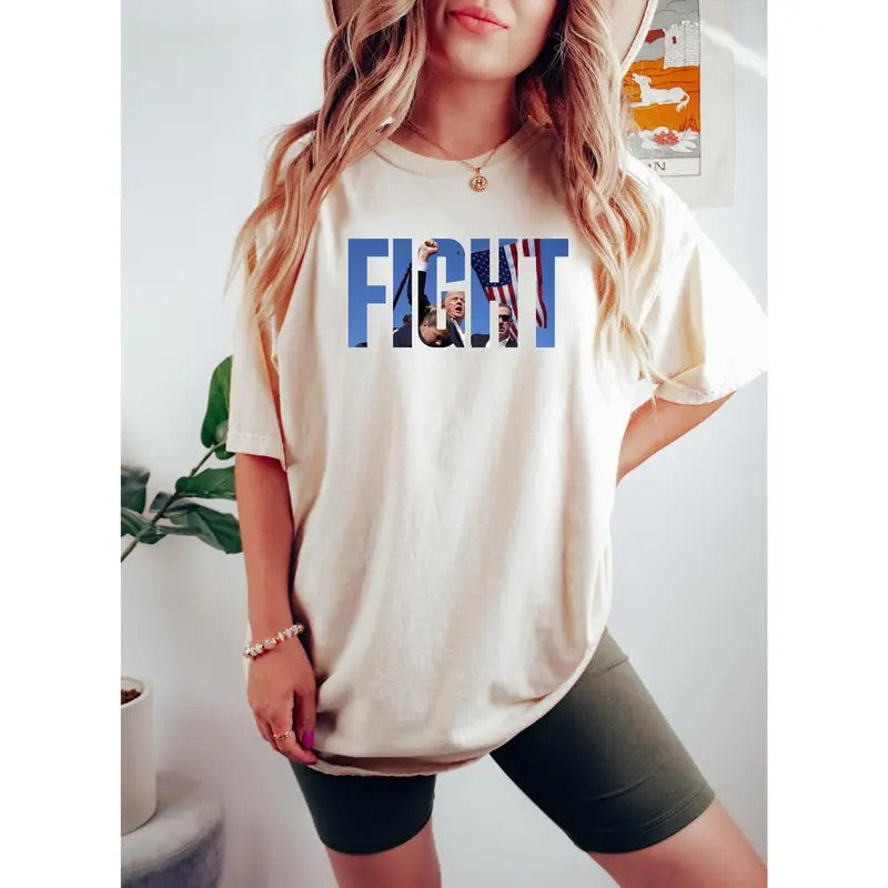 Fight Donald Trump I Will Stand Make America Great - Adult & Kids T-Shirts, Sweatshirts & Hoodies apparel design preview 1