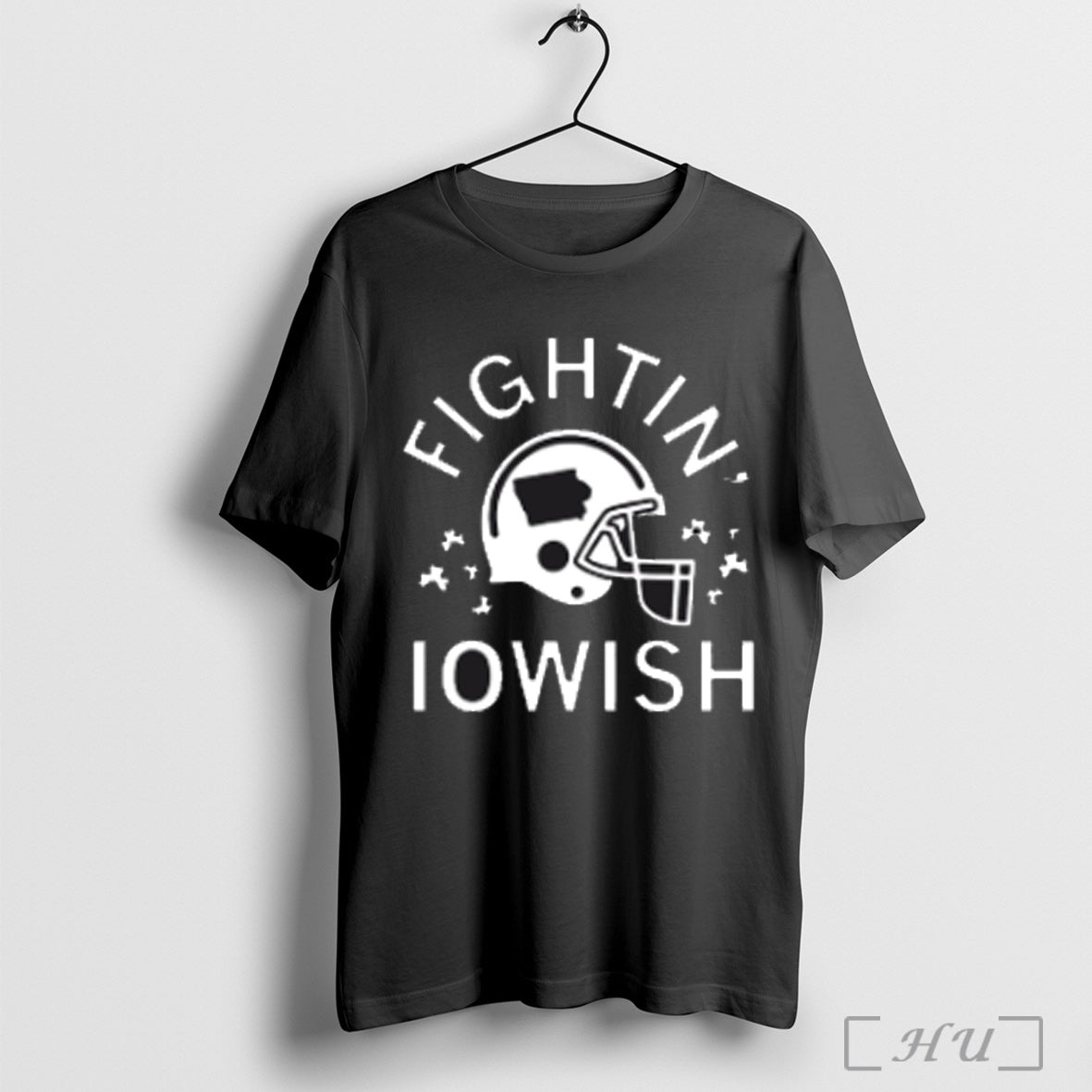 Fightin Iowish Helmet - Adult & Kids T-Shirts, Sweatshirts & Hoodies apparel design preview 1