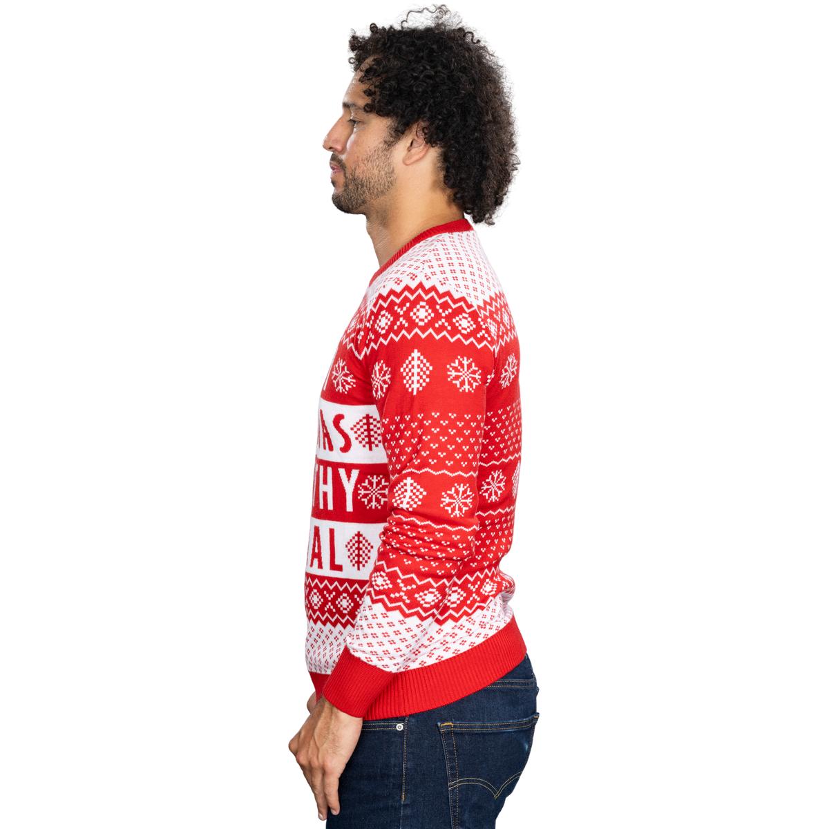 Filthy Animal Adult Unisex Ugly Christmas Holiday Red Ugly Christmas Sweater - Holiday Gift product image 3