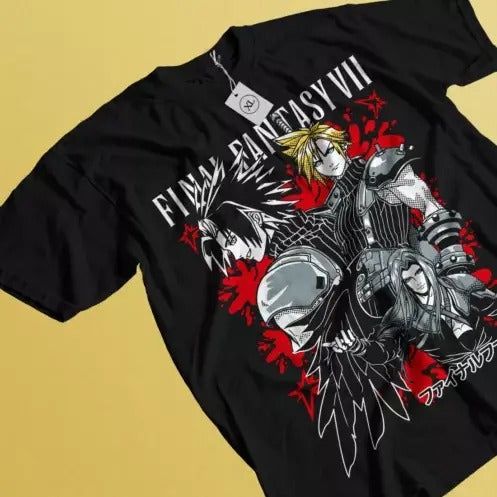 Final Fantasy VII Rebirth Vintage Retro 7 - Adult & Kids T-Shirts, Sweatshirts & Hoodies apparel design preview 1