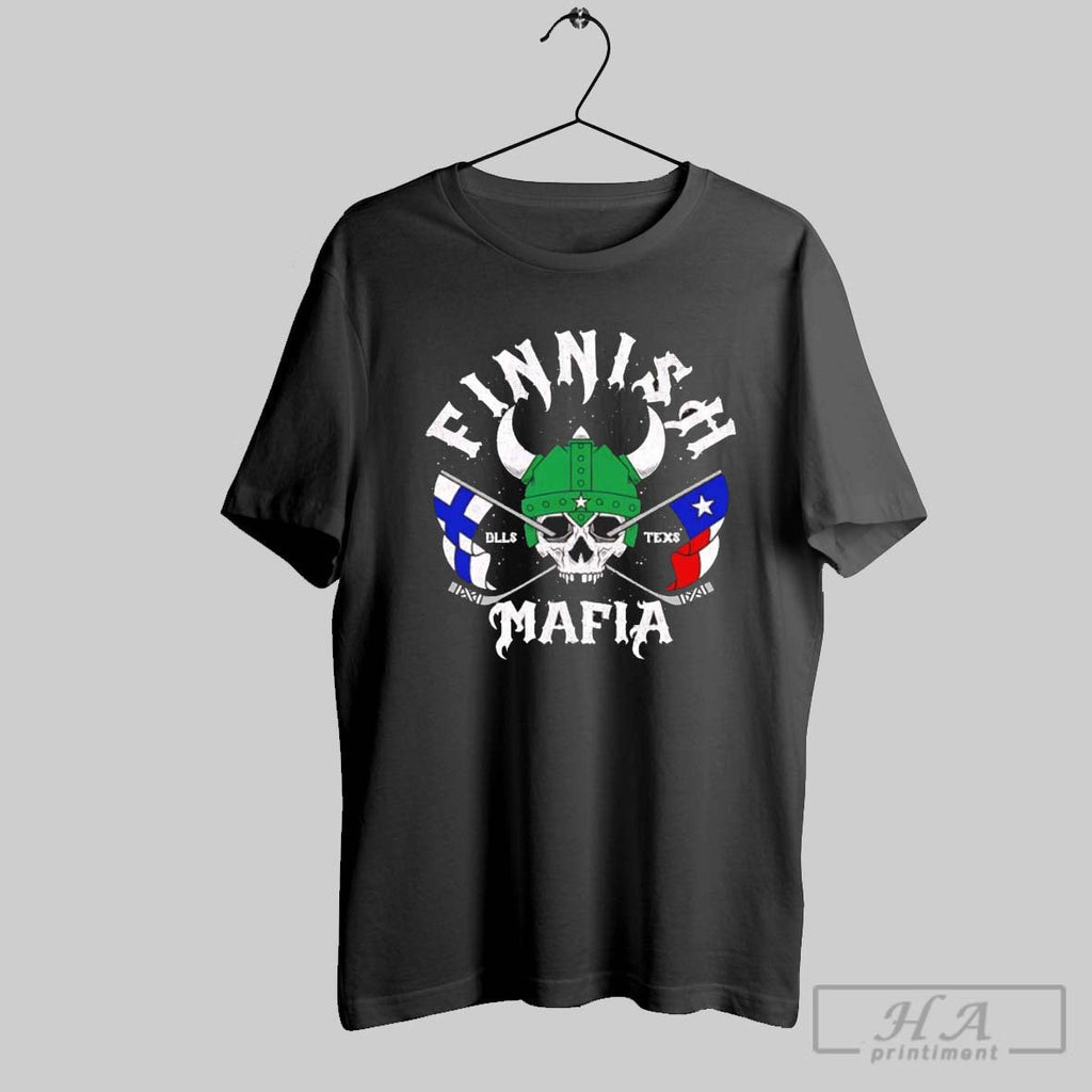 Finnish Mafia Dallas Texas Viking Skull - Adult & Kids T-Shirts, Sweatshirts & Hoodies apparel design preview 1