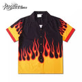 Fire Flame Harajuku Oversized Graphic Hawaiian - Adult & Kids T-Shirts, Sweatshirts & Hoodies apparel design preview 1